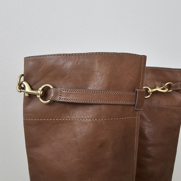 Coach Laguna Distressed Leather Boots 6.5 - Picture 4 of 16